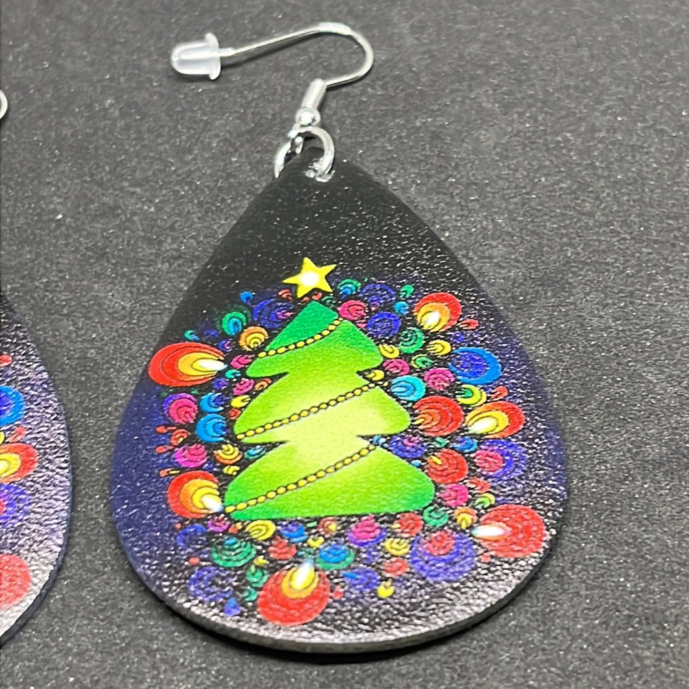 Earrings Christmas‎ tree - Picture 2 of 3